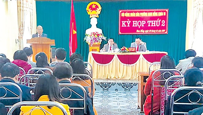 Kỳ họp thường lệ của HĐND phường Nam Hồng, thị xã Hồng Lĩnh, Hà Tĩnh