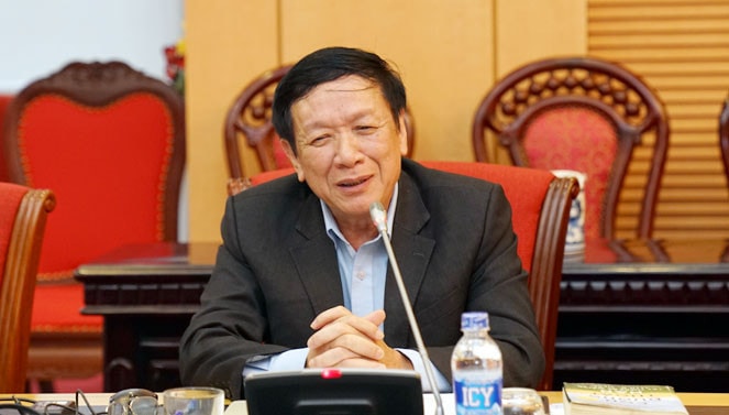 Phó Chủ tịch Hội tưới tiêu Việt Nam, Trưởng ban Điều hành Mạng lưới sông ngòi Việt Nam, TS. Đào Trọng Tứ
