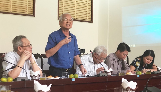 TS Võ Thế Quân chia sẻ tại hội thảo