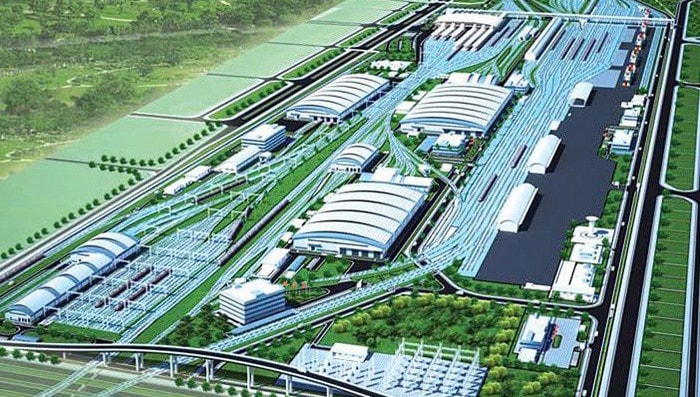 Phối cảnh tổ hợp ga Ngọc Hồi.