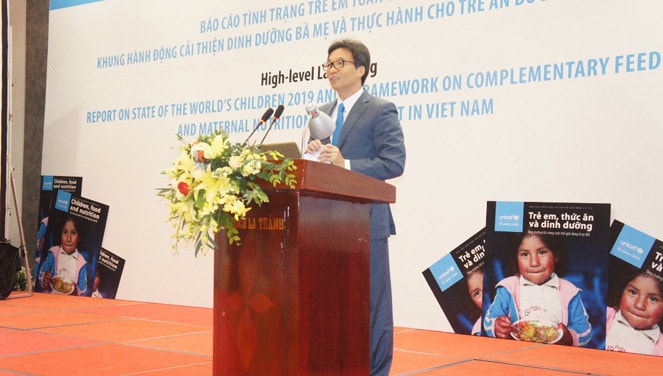 Phó Thủ tướng Vũ Đức Đam phát biểu