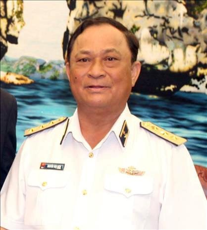 Đô đốc Nguyễn Văn Hiến, cựu Thứ trưởng Bộ Quốc phòng, cựu Tư lệnh Quân chủng Hải quân. (Ảnh: TTXVN)
