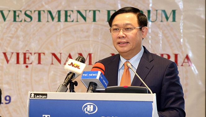 Phó Thủ tướng Vương Đình Huệ phát biểu tại Tọa đàm thương mại và đầu tư Việt Nam- Nigeria.
