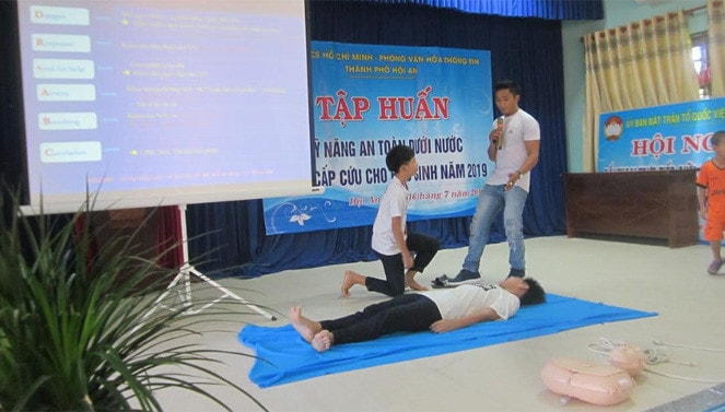 Hội An: Tập huấn kỹ năng phòng chống đuối nước cho học sinh ảnh 6