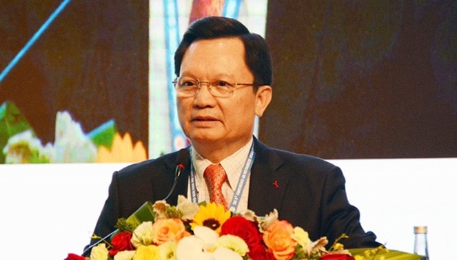 Trung tướng Mai Hồng Bàng phát biểu khai mạc hội nghị.