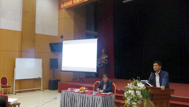 Ông Ngọ Duy Hiểu – Đại biểu Quốc hội, Phó Chủ tịch Tổng Liên đoàn Lao động Việt Nam - phát biểu tại Hội thảo.