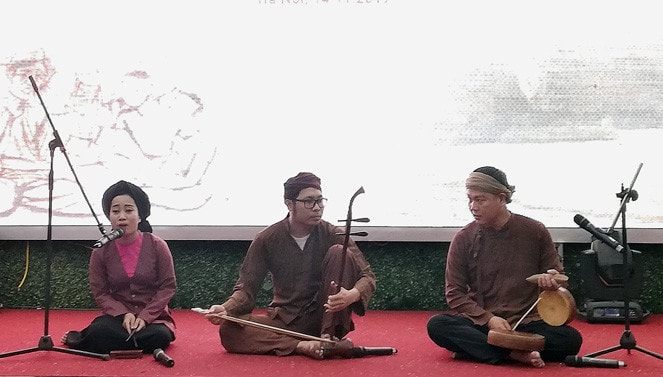 Liên hoan được kỳ vọng giúp các chiếu xẩm, câu lạc bộ xẩm hướng tới hoàn thiện chất lượng nghệ thuật Ảnh: Thái Minh