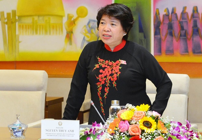Ủy viên Trung ương Đảng, Chủ nhiệm Ủy ban Về các vấn đề xã hội Nguyễn Thúy Anh chủ trì cuộc gặp mặt