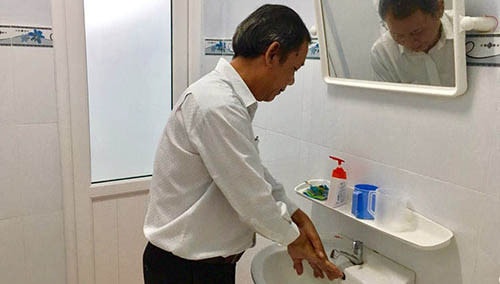 Công trình cấp nước sạch, nhà vệ sinh đạt tiêu chuẩn và chỗ rửa tay có xà phòng Nguồn: ITN