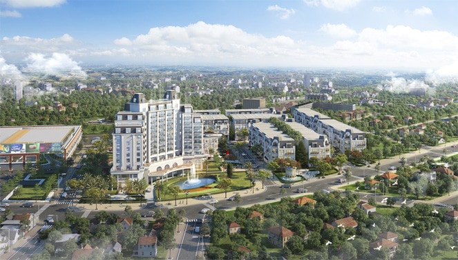 FLC Hilltop Gia Lai tọa lạc tại vị trí đắc địa ở trung tâm TP Pleiku
