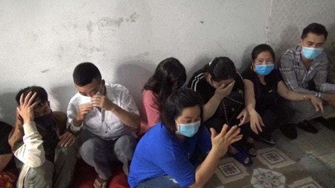 Một trong các đối tượng bị cơ quan Công an bắt giữ.