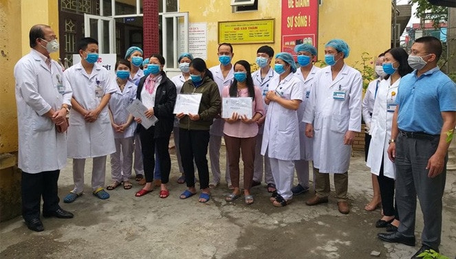 BN 188 là 1 trong 3 bệnh nhân được Bệnh viện Đa khoa tỉnh Hà Nam công bố khỏi bệnh hôm 14.4.
