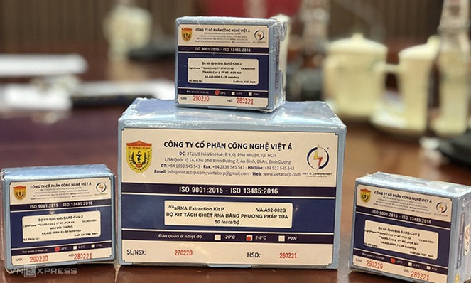 Kit test nhanh Covid 19 do Học viện Quân Y nghiên cứu sản xuất đạt chứng nhận tiêu chuẩn châu Âu