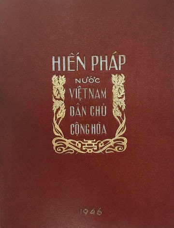 Hiến pháp đầu tiên của nước Việt Nam Dân chủ Cộng hòa (Ảnh tư liệu)