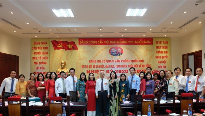 Đại hội Chi bộ Văn hóa, Giáo dục, Thanh niên, Thiếu niên và Nhi đồng nhiệm kỳ 2020 - 2022 ảnh 5