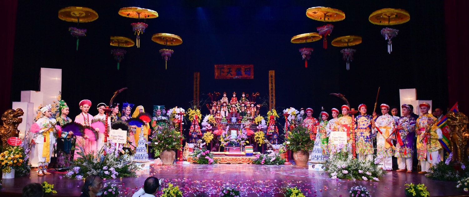 “Ngày hội tụ tinh hoa Đạo Mẫu Việt Nam lần thứ 2” năm 2019 Ảnh: BTC “Ngày hội tụ tinh hoa Đạo Mẫu Việt Nam lần thứ 2” năm 2019 Ảnh: BTC