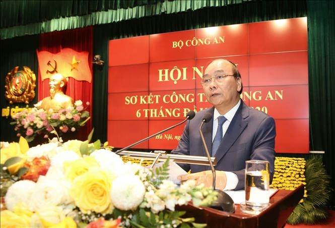 Thủ tướng Nguyễn Xuân Phúc phát biểu. Ảnh: Doãn Tấn/TTXVN