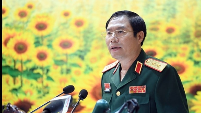 Trung tướng Nguyễn Tân Cương phát biểu chỉ đạo Đại hội