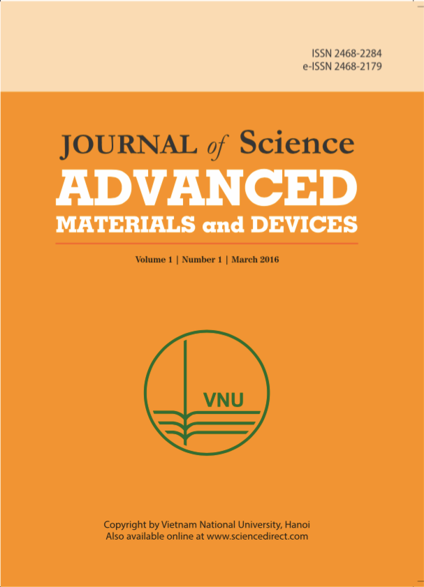Tạp chí Khoa học Vật liệu và Linh kiện tiên tiến của Đại học Quốc gia Hà Nội (Journal of Science: Advanced Materials and Devices) 