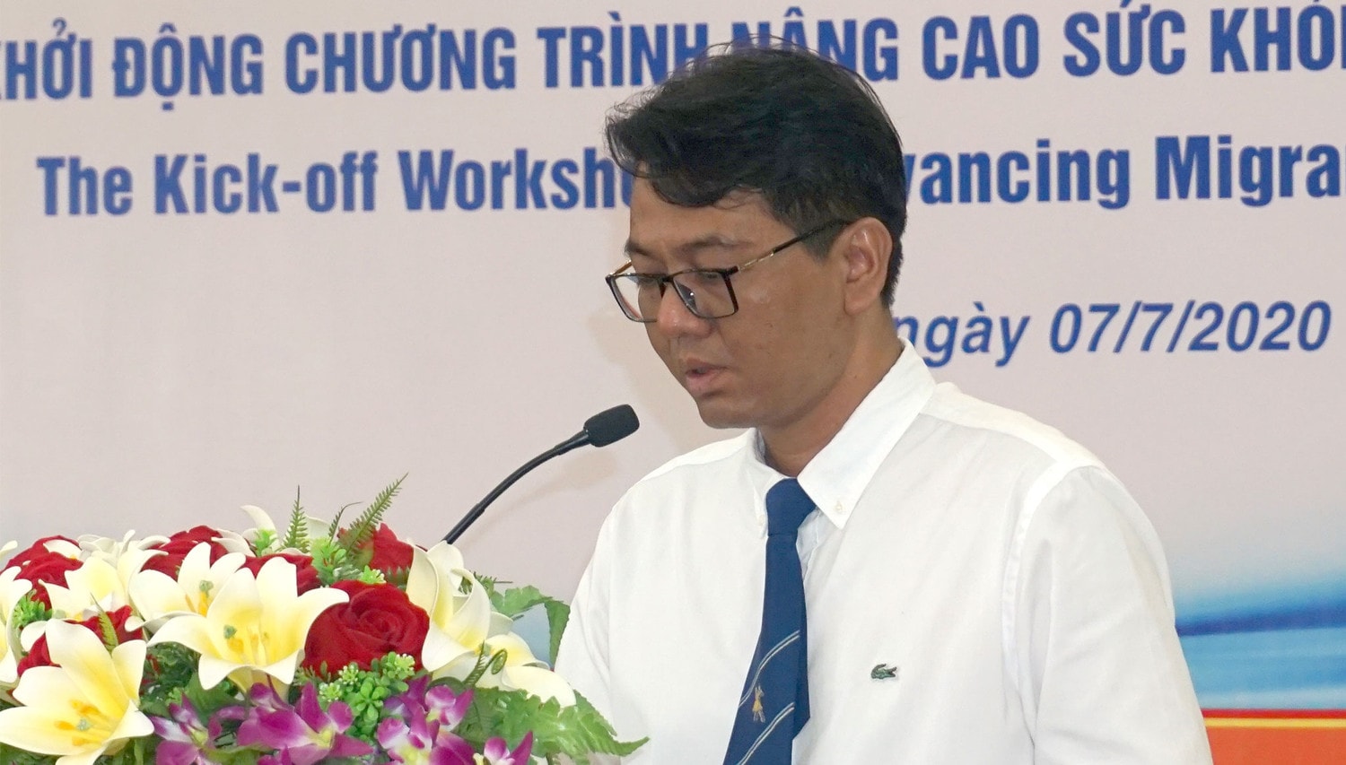 Phó Tổng cục trưởng GOPFP Phạm Vũ Hoàng phát biểu tại Hội thảo