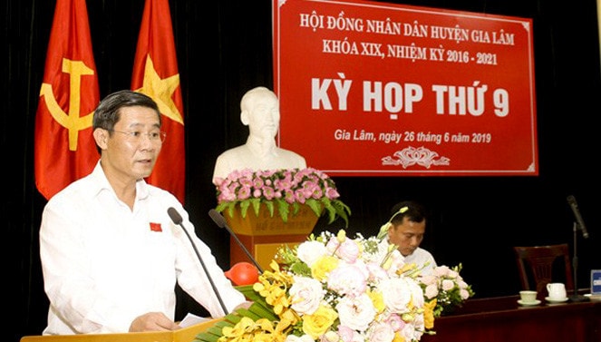 Trong năm qua, HĐND huyện Gia Lâm đã tổ chức các kỳ họp, phiên giải trình theo hướng đổi mới, thiết thực, hướng về cơ sở Ảnh: P.Long