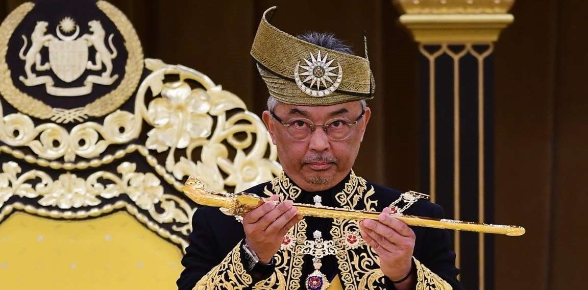 Quốc vương Malaysia Abdullah Sultan Ahmad Shah trong lễ đăng quang ở Kuala Lumpur ngày 30.7.2019 Nguồn: MSN