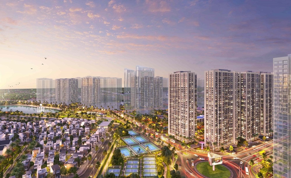 Nút giao 3 con đường sầm uất bậc nhất dự án bên cạnh tòa S4.02 – Phân khu Sapphire Parkville