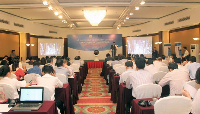 Toàn cảnh Lễ khai trương dự án Asi@Connect tại Việt Nam