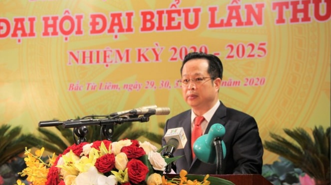 Bí thư Quận uỷ Bắc Từ Liêm Trần Thế Cương