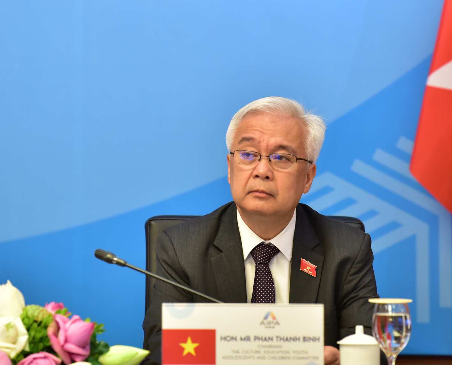 Chủ nhiệm Ủy ban Văn hóa, Giáo dục, TN, TN và NĐ Phan Thanh Bình phát biểu tại Hội nghị Ảnh: Quang Khánh Chủ nhiệm Ủy ban Văn hóa, Giáo dục, TN, TN và NĐ Phan Thanh Bình phát biểu tại Hội nghị Ảnh: Quang Khánh