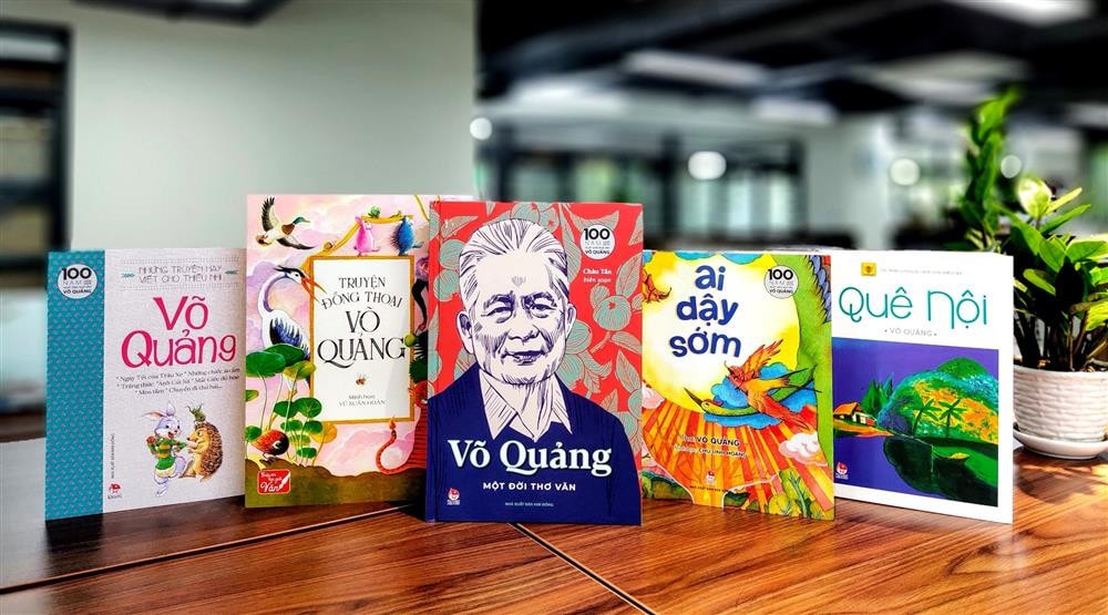 Bộ ấn phẩm kỷ niệm 100 năm sinh của nhà văn Võ Quảng