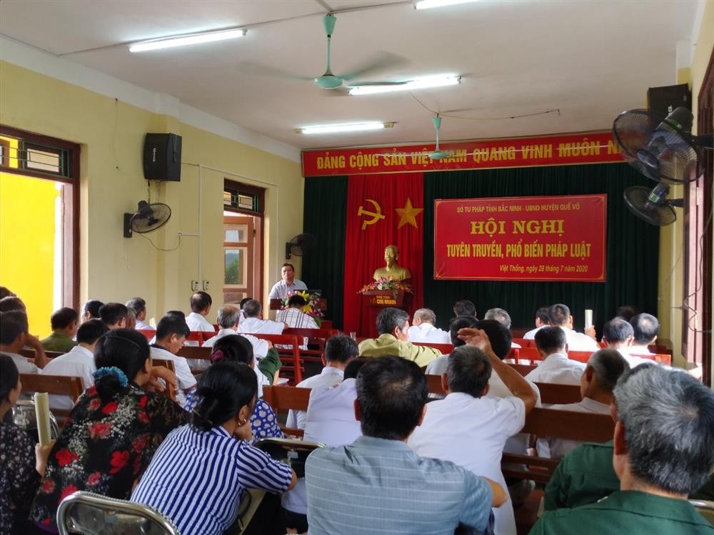 Tuyên truyền, phổ biến pháp luật tại huyện Quế Võ, Bắc Ninh.