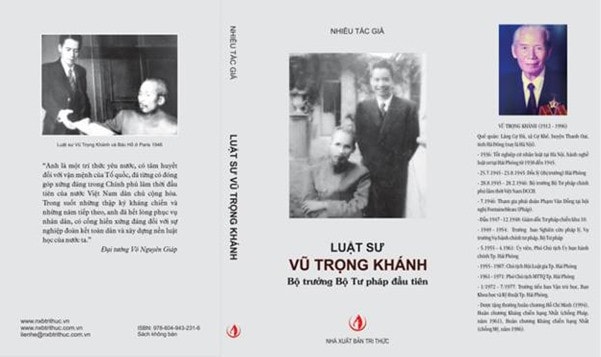 Cuốn sách về Luật sư Nguyễn Trọng Khánh. Ảnh: Thục Quyên