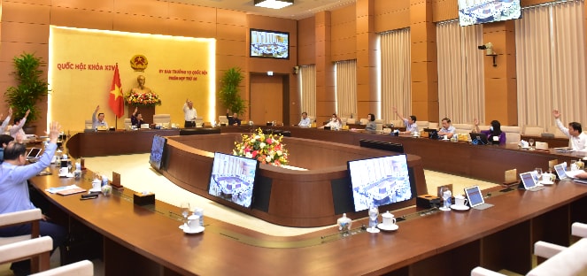 Biểu quyết Thông qua Nghị quyết thành lập phường An Bình A, An Bình B thuộc thị xã Hồng Ngự, thành phố Hồng Ngự, Đồng Tháp