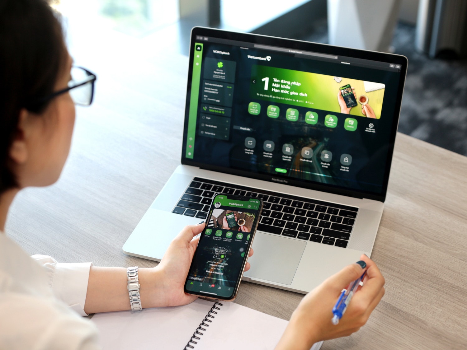 Trải nghiệm VCB Digibank - Vietcombank