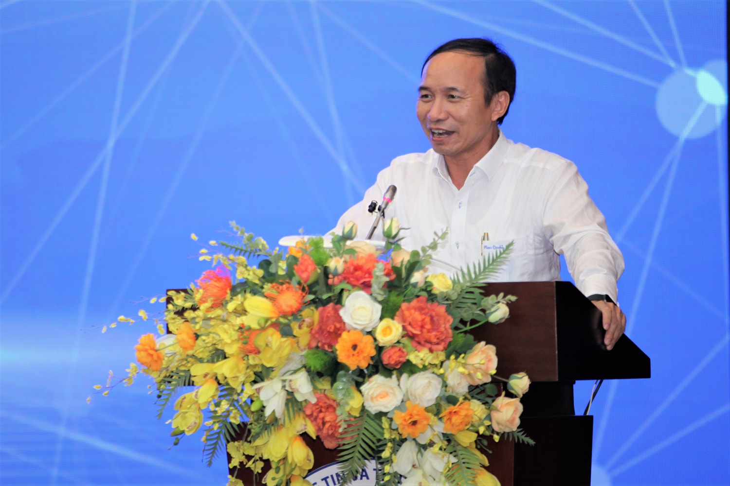 Phó Cục trưởng Cục Tin học hóa Nguyễn Trọng Đường phát biểu