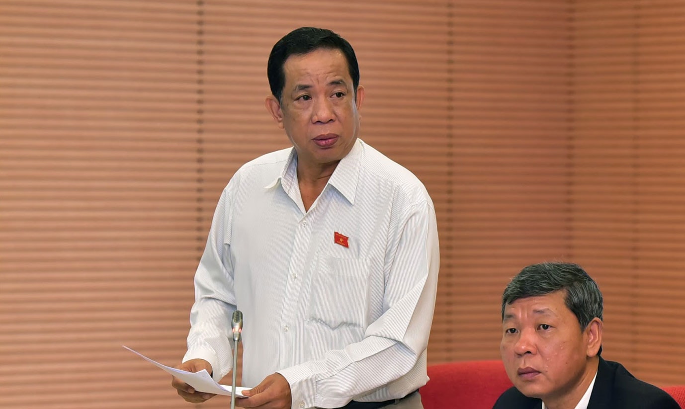 Phó Chủ nhiệm Ủy ban về các vấn đề Xã hội Đặng Thuần Phong phát biểu