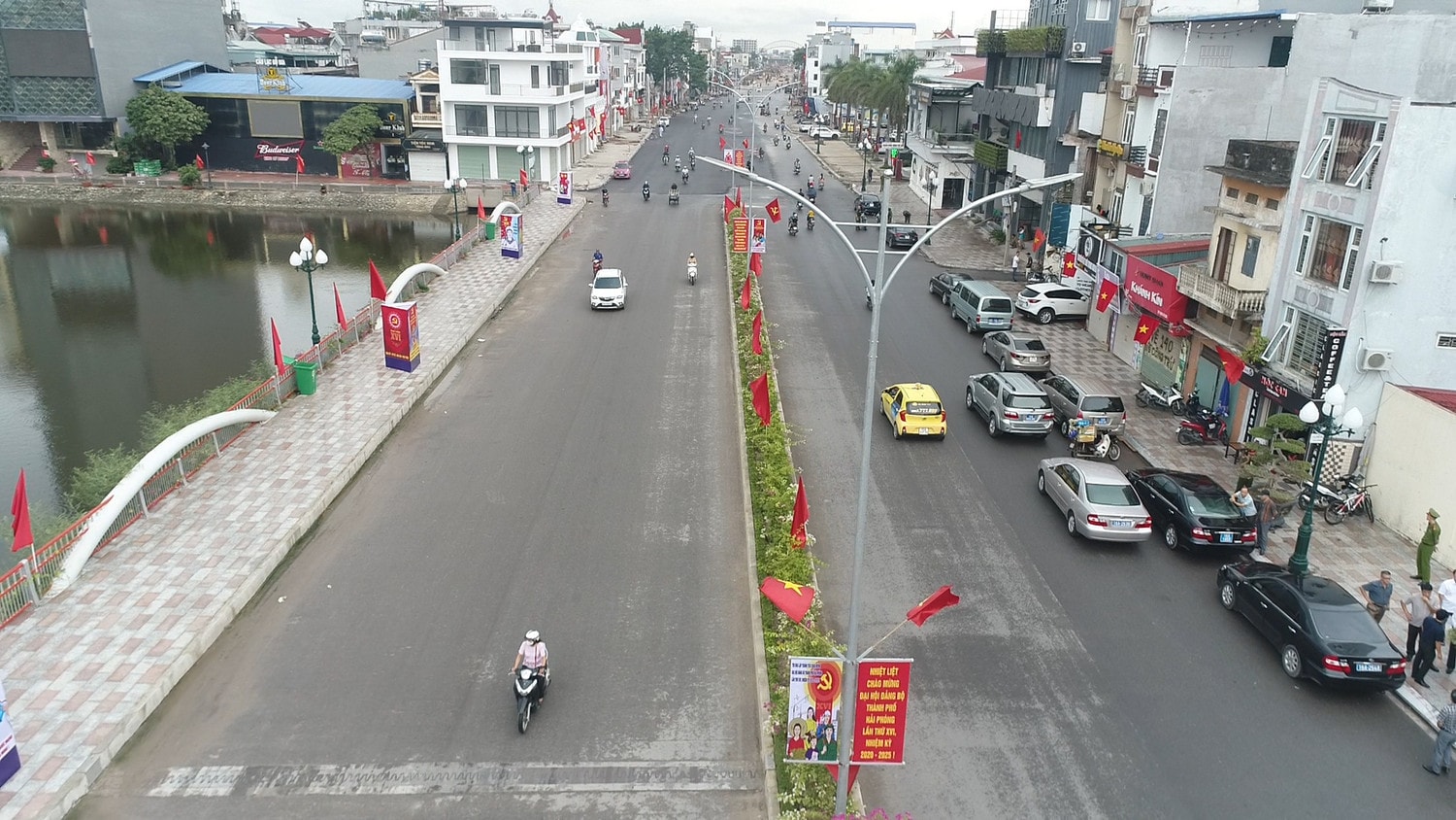 Dự án Đầu tư xây dựng trục đường Hồ Sen – cầu Rào 2 đang gấp rút hoàn thiện các hạng mục