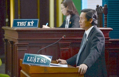 Luật sư tranh tụng tại phiên tòa. Nguồn: ITN