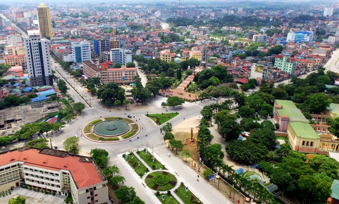 Một góc thành phố Thái Nguyên