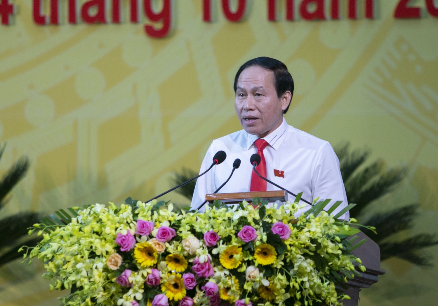 Bí thư Tỉnh ủy tỉnh Hậu Giang Lê Tiến Châu phát biểu khai mạc Đại hội Bí thư Tỉnh ủy tỉnh Hậu Giang Lê Tiến Châu phát biểu khai mạc Đại hội