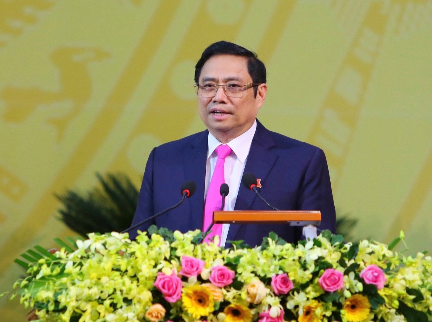Ủy viên Bộ Chính trị, Bí thư Trung ương Đảng, Trưởng ban Tổ chức Trung ương Phạm Minh Chính phát biểu chỉ đạo Đại hội Ủy viên Bộ Chính trị, Bí thư Trung ương Đảng, Trưởng ban Tổ chức Trung ương Phạm Minh Chính phát biểu chỉ đạo Đại hội