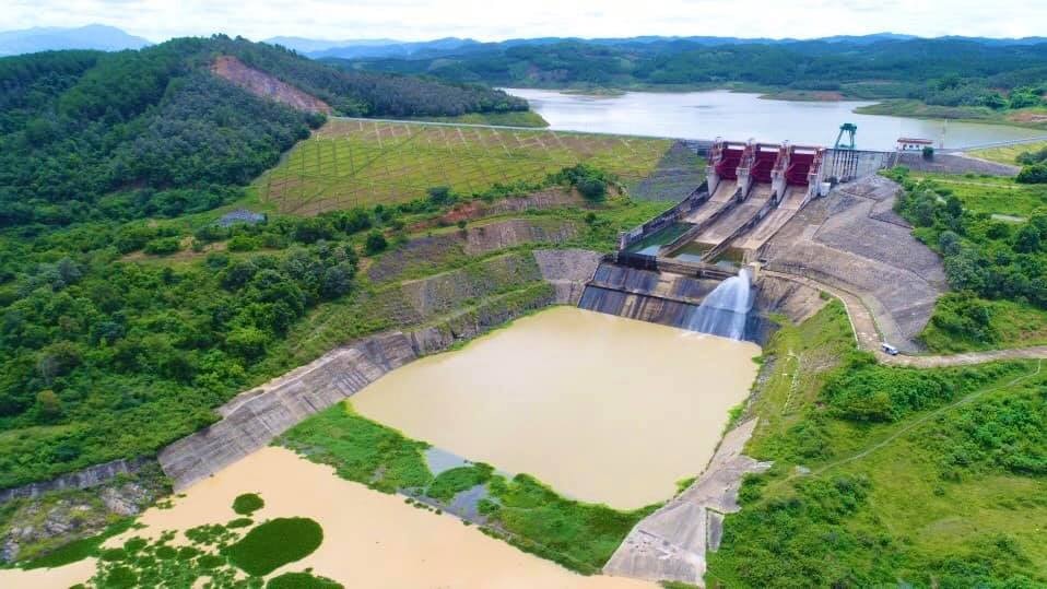 Mực nước tại hồ thủy điện Đại Ninh đang ở mức cao và nhiều khả năng tiếp tục tăng 