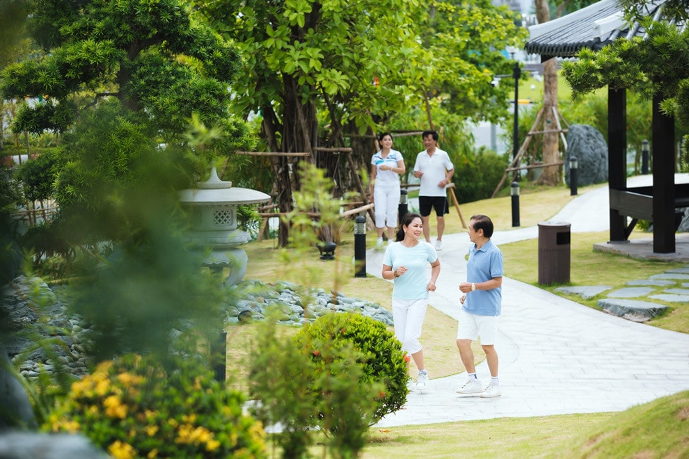Hiếm có khu đô thị nào có được tỉ lệ phủ xanh lớn như tại Vinhomes Smart City