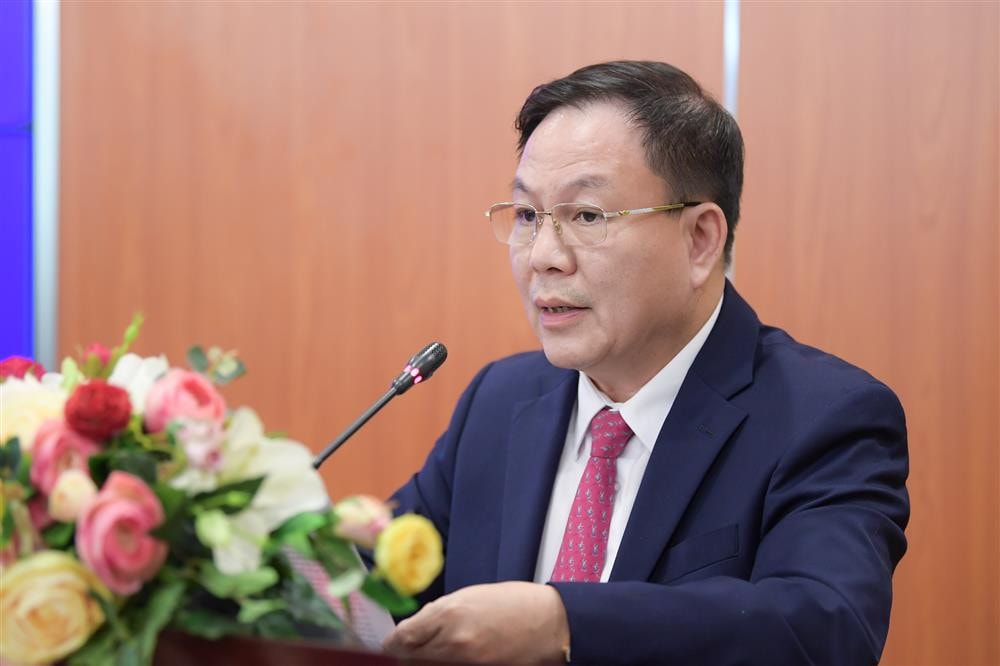 Quyền Chủ tịch kiêm Tổng Giám đốc Tập đoàn Viettel Lê Đăng Dũng phát biểu