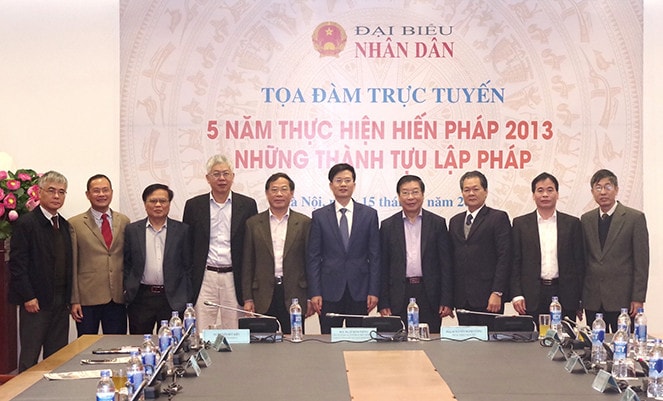Tọa đàm “5 năm thực hiện Hiến pháp 2013- Những thành tựu lập pháp” do Báo Đại biểu nhân dân tổ chức ngày 15.01.2019