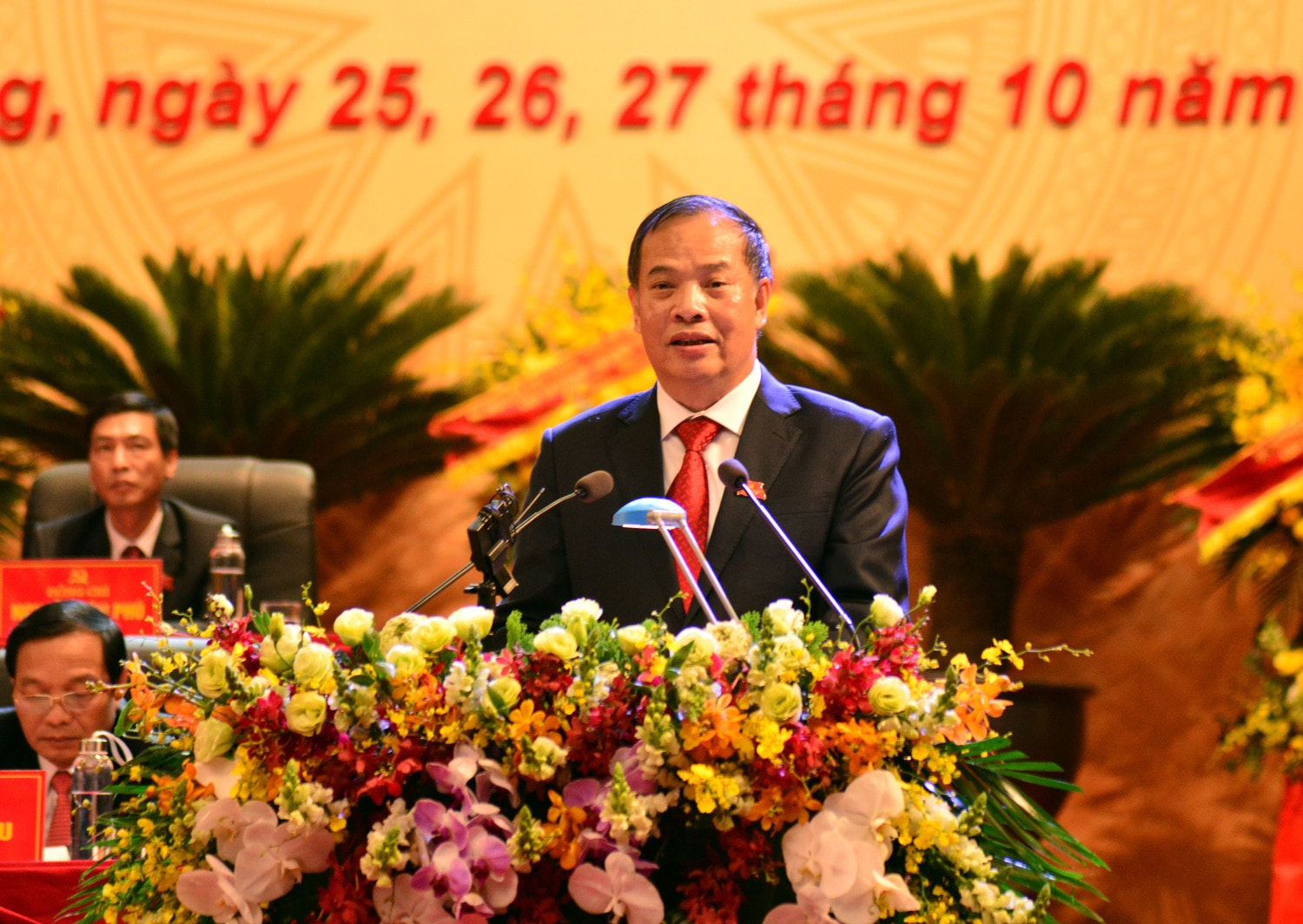 Ủy viên Trung ương Đảng, Bí thư Tỉnh ủy, Chủ tịch HĐND tỉnh Nguyễn Mạnh Hiển phát biểu khai mạc Đại hội Ủy viên Trung ương Đảng, Bí thư Tỉnh ủy, Chủ tịch HĐND tỉnh Nguyễn Mạnh Hiển phát biểu khai mạc Đại hội