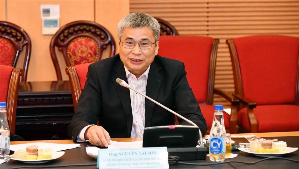 Ủy viên phản biện, chuyên gia công trình thủy công - Hội đồng An toàn bậc thang thủy điện sông Đà Nguyễn Tài Sơn chia sẻ tại tọa đàm