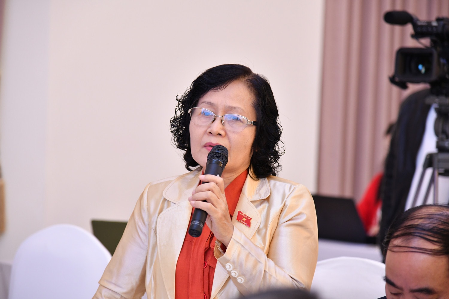 ĐBQH Trần Thị Quốc Khánh Ảnh: Duy Thông