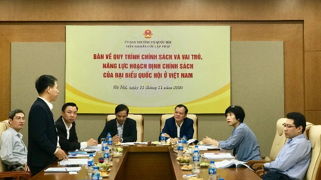 Hội thảo Bàn về quy trình chính sách và vai trò, năng lực hoạch định chính sách của ĐBQH ở Việt Nam